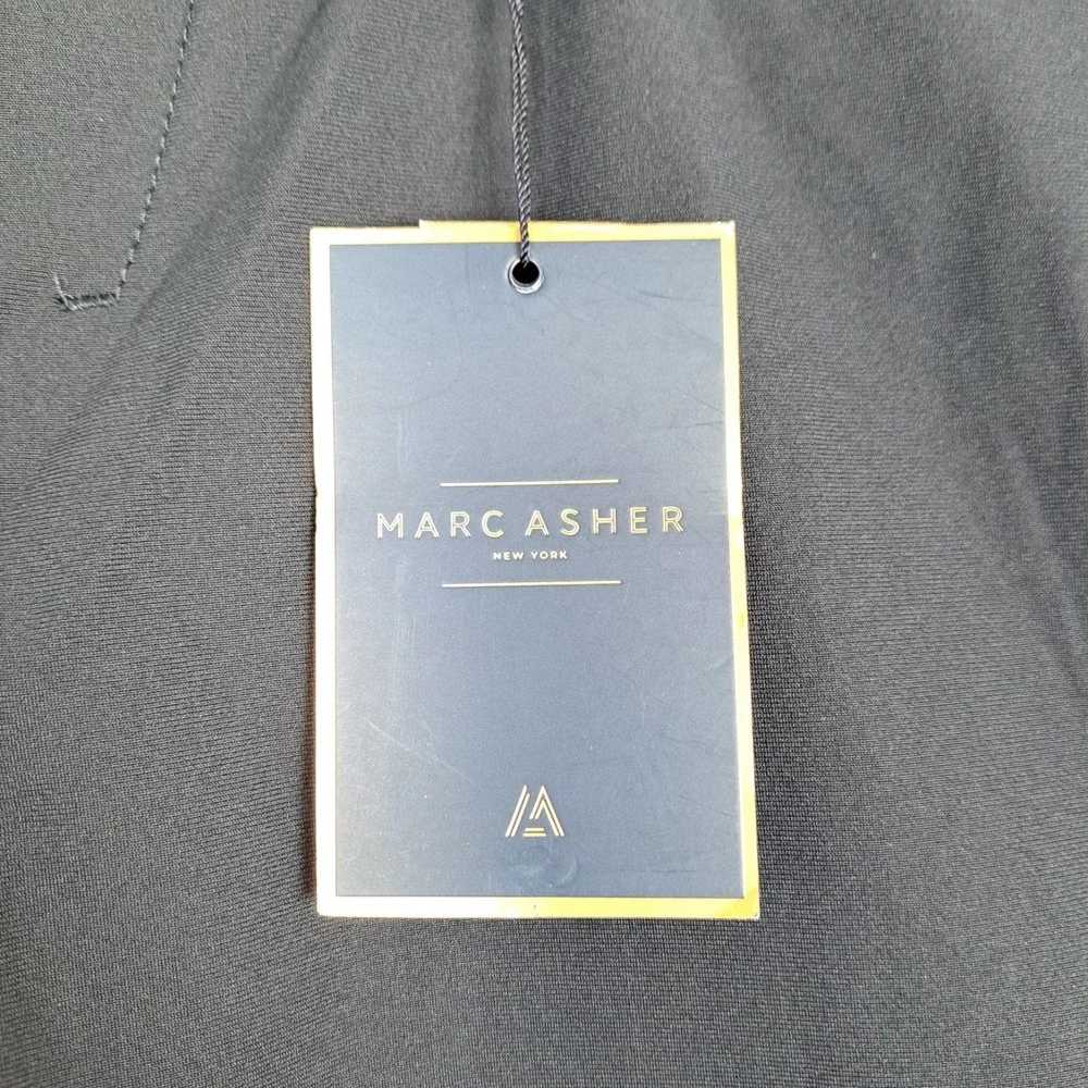 NWT Marc Asher Mens  32x30 (Fits 34x28) Navy Blue Jeans Classic Fit Casual Pants